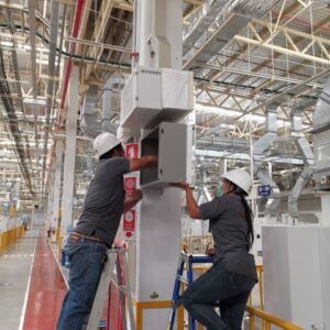 Installation Wall Rack Network