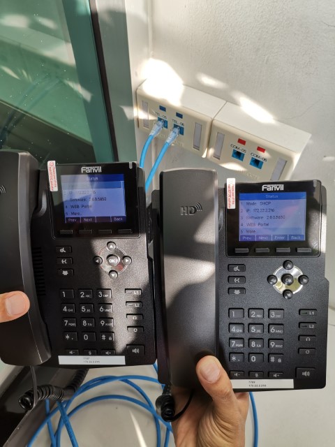 Configuration IP Phone and Network VLAN port